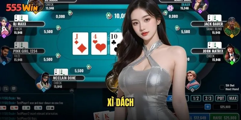 Xì Dách 555WIN Blackjack Phiên Bản Việt Hóa Đỉnh Cao 1 xì dách