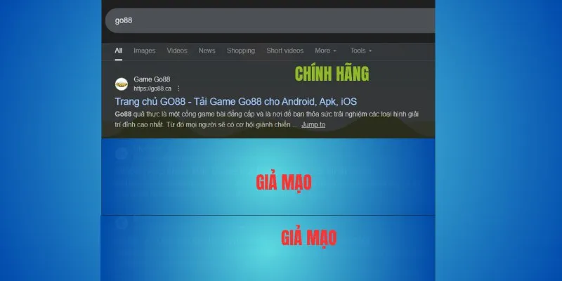 Giao diện chuẩn tại go88.com